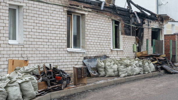 Professional Emergency Fire Cleanup technician working in Chester Heights, PA